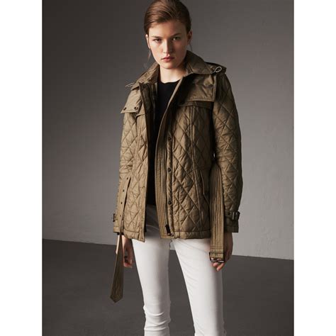 quilted trench jacket with detachable hood burberry|burberry trench jacket.